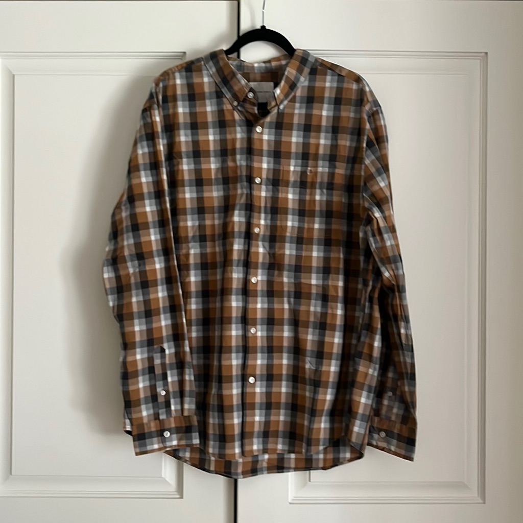 Button-Up Gingham Nwt